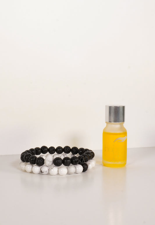 Happy Brain® Serenity Diffuser Bracelet Set