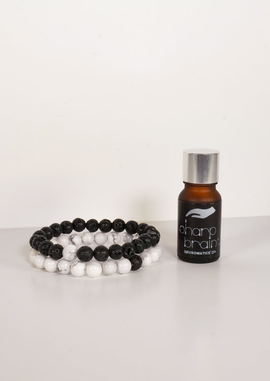 Sharp Brain® Serenity Diffuser Bracelet Set