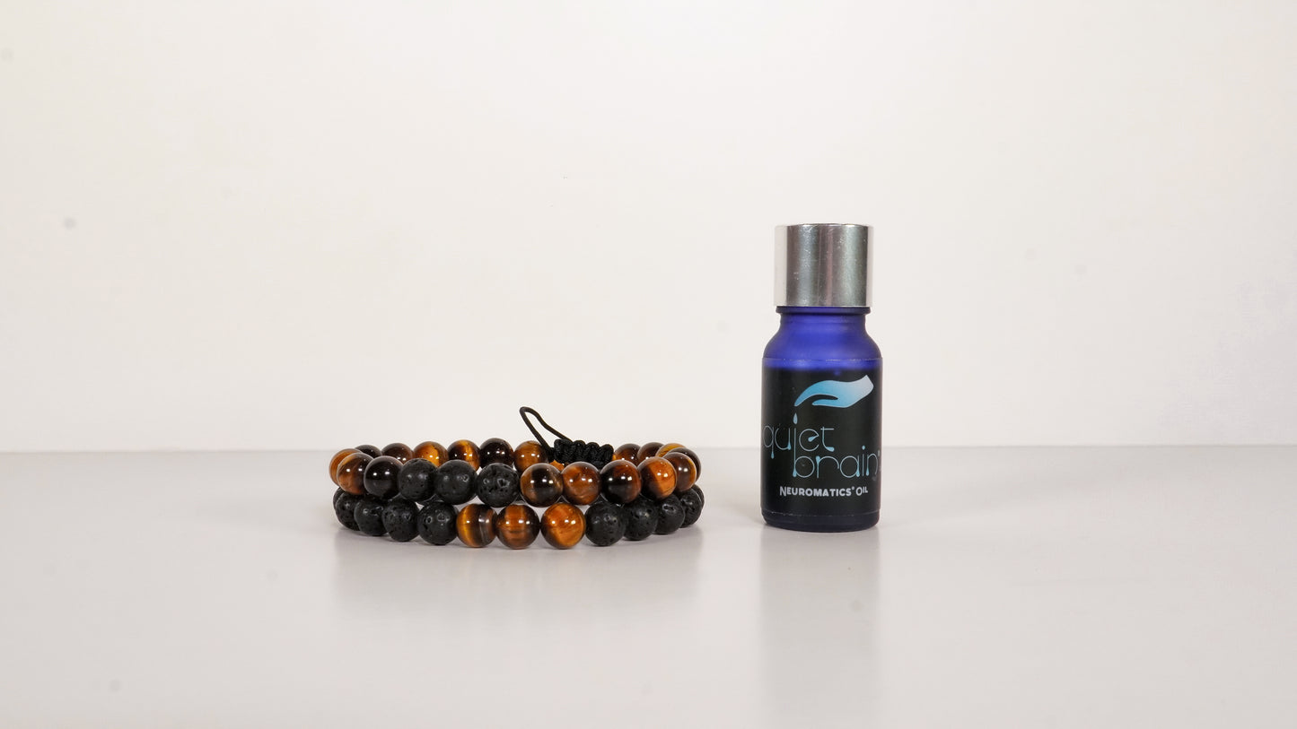 Quiet Brain® Focus Diffuser Bracelet Set