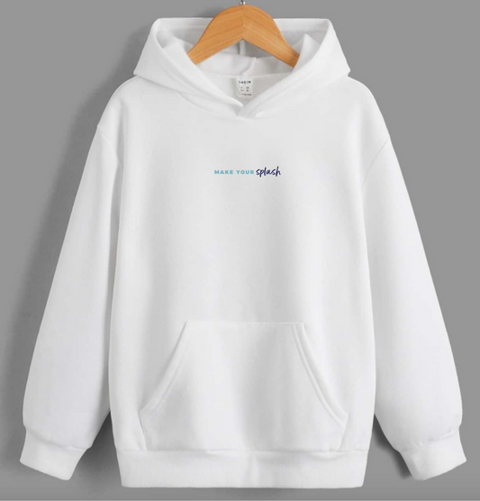 TEACHER DEFINED white hoodie