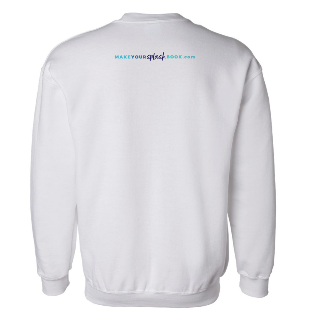 TEACHER DEFINED white sweatshirt