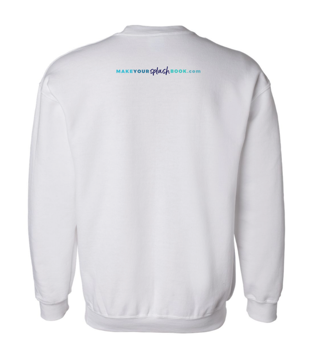 IF I SAY white sweatshirt