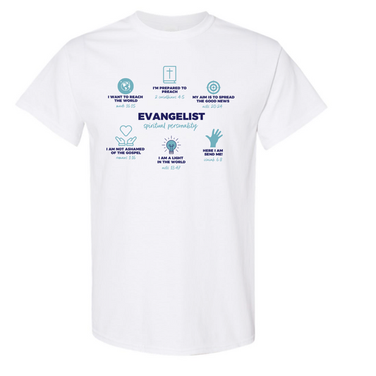 EVANGELIST DEFINED white t-shirt