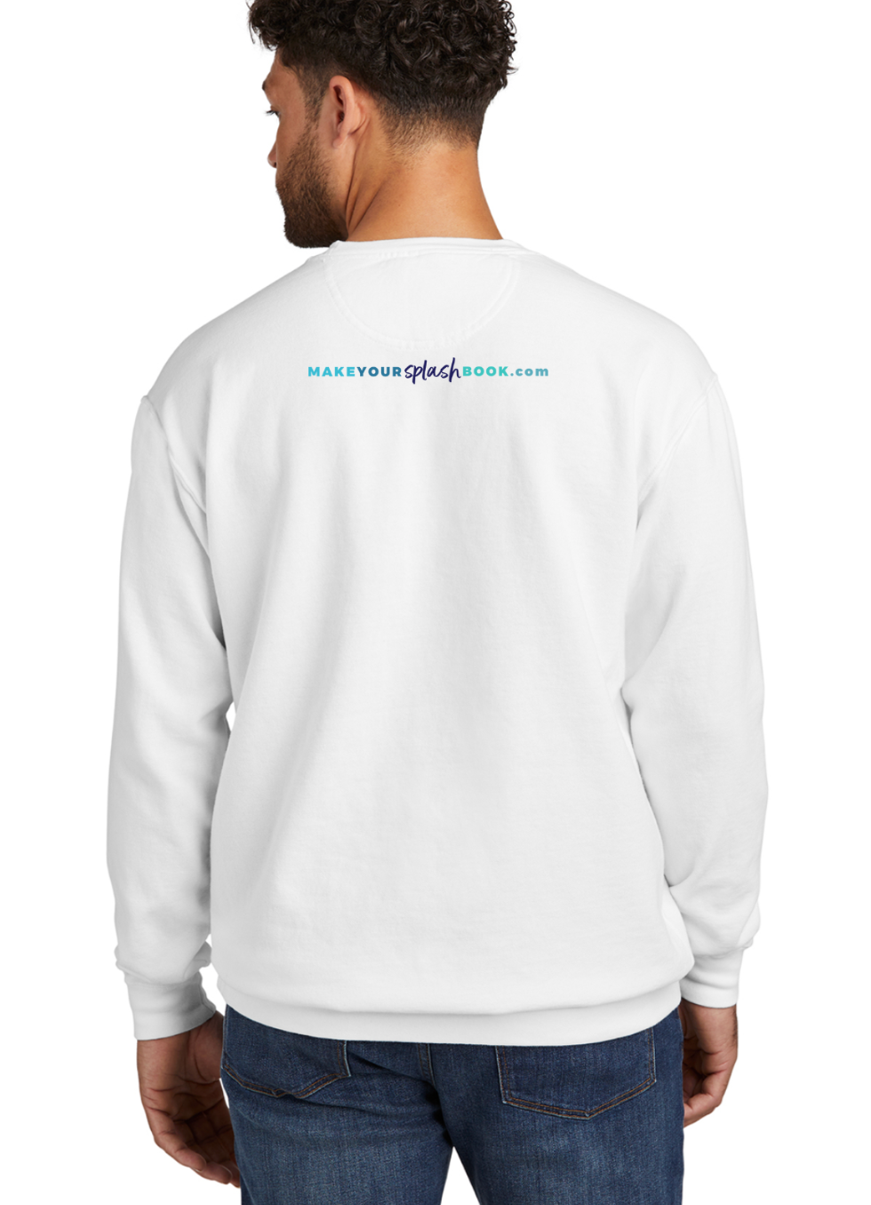 PROPHET DEFINED luxury white sweatshirt