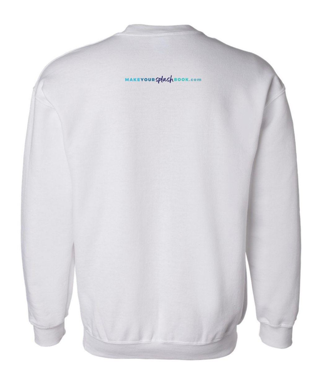 I AM white sweatshirt