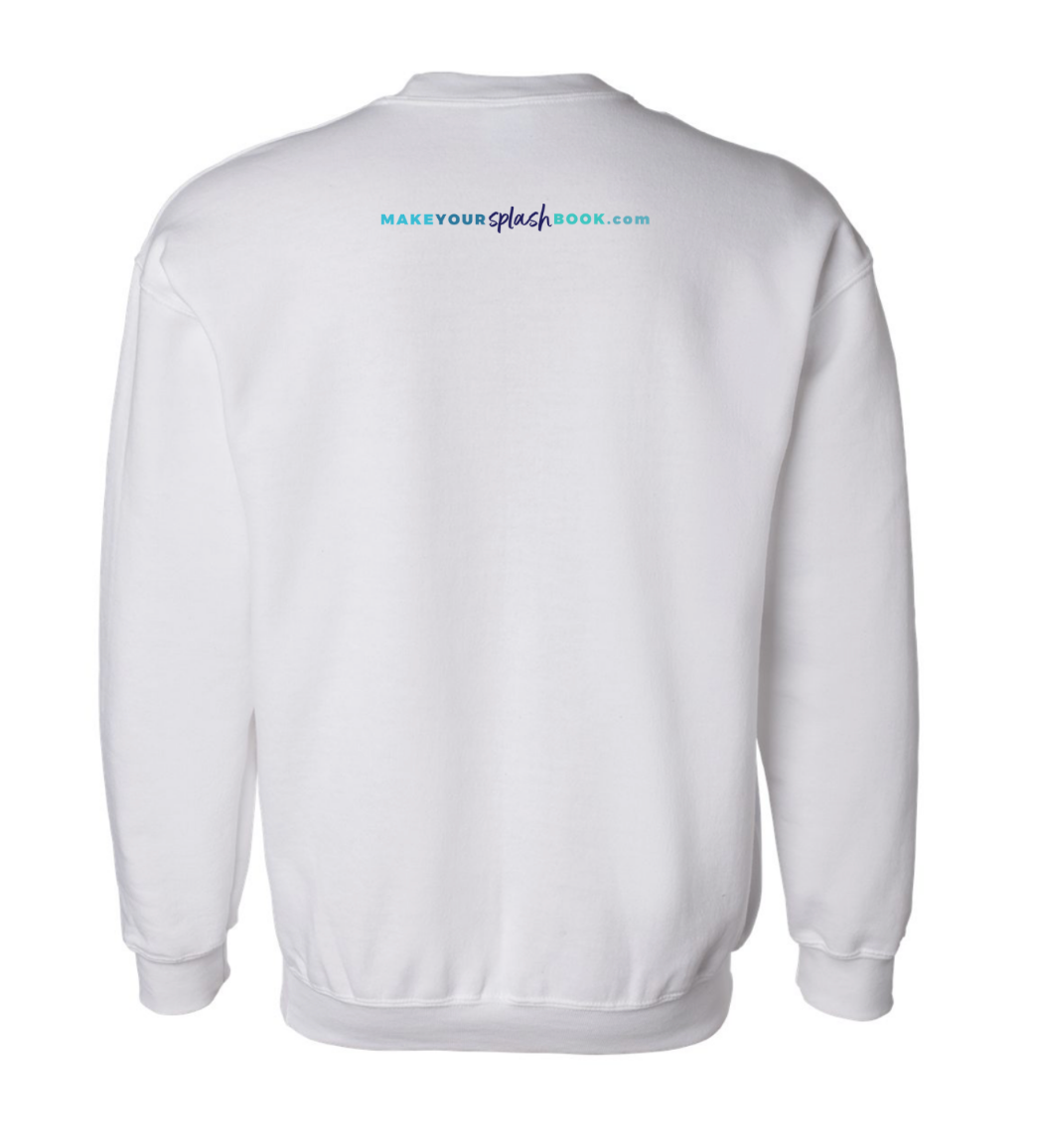 LEAD WITH LOVE white sweatshirt