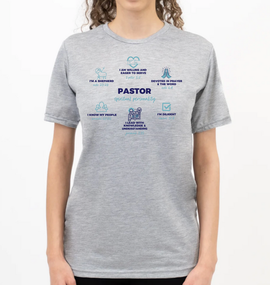 PASTOR DEFINED women's grey t-shirt