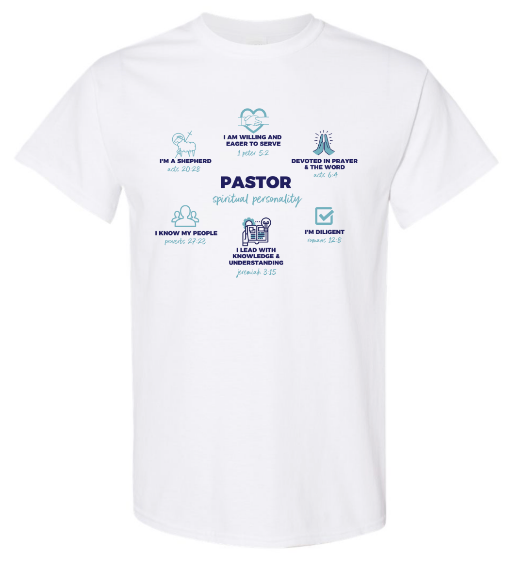 PASTOR DEFINED white t-shirt