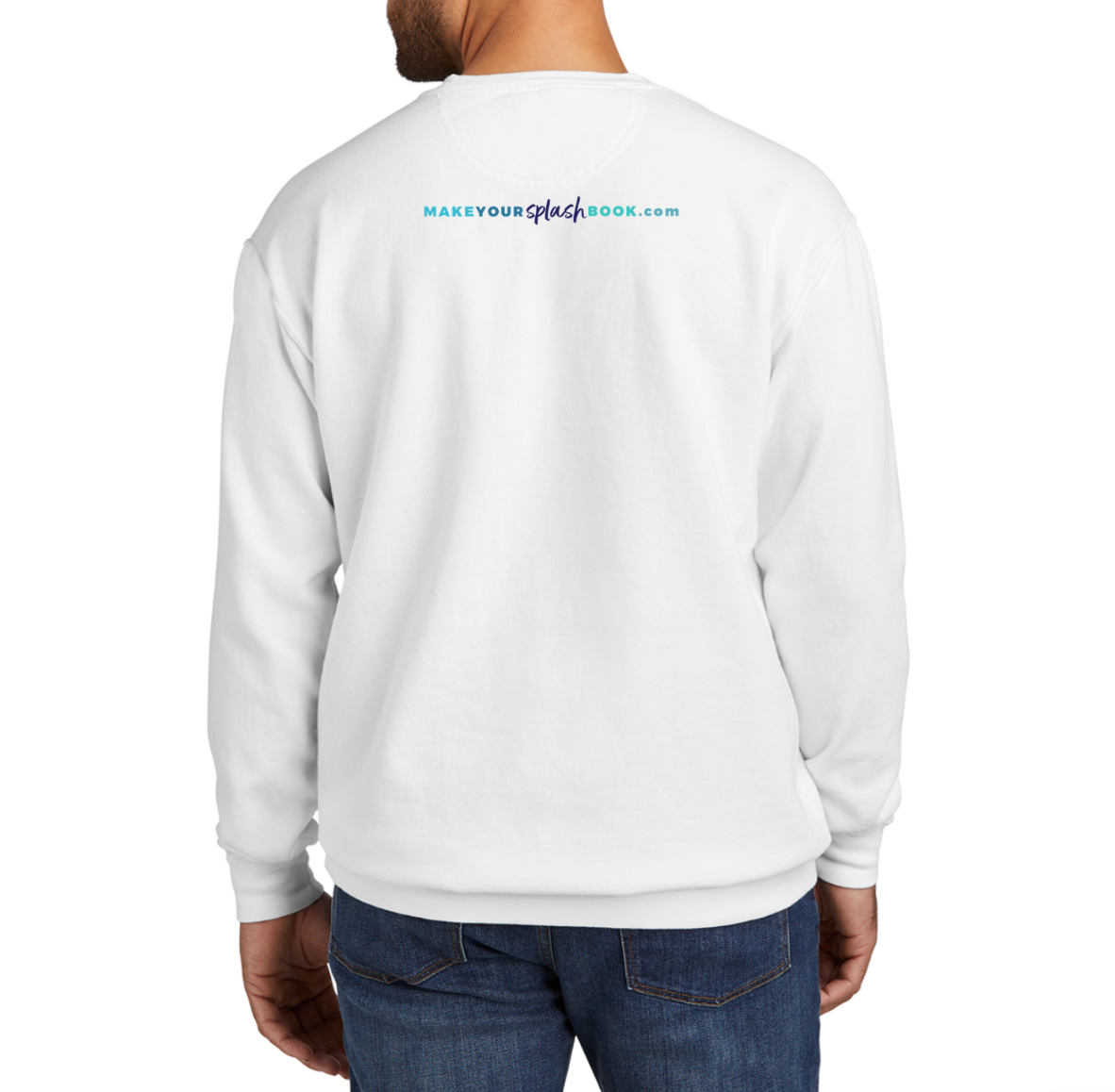 EVANGELIST DEFINED luxury white sweatshirt
