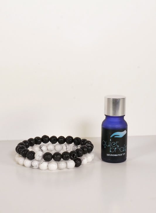 Quiet Brain® Serenity Diffuser Bracelet Set