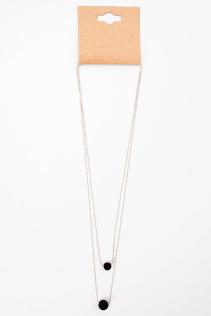 Sharp Brain® Silver Diffuser Necklace Set