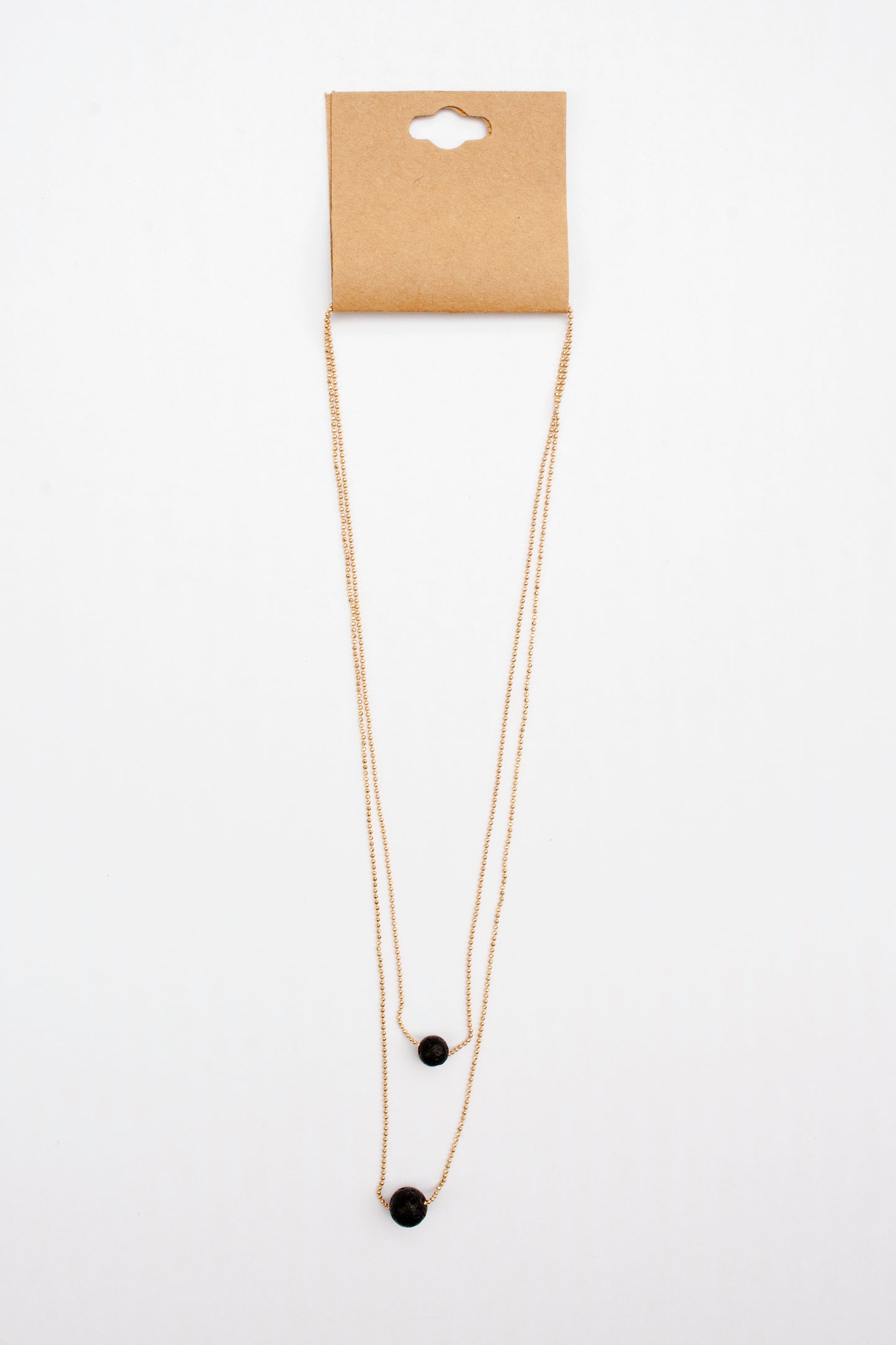 Sharp Brain® Gold Diffuser Necklace Set