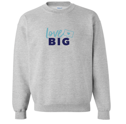 LOVE BIG grey sweatshirt