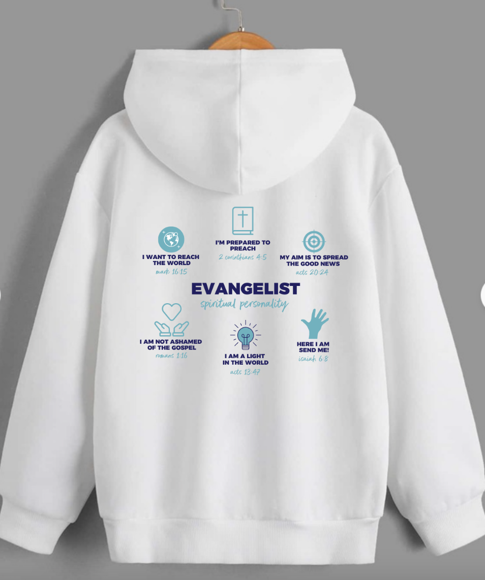 EVANGELIST DEFINED white hoodie