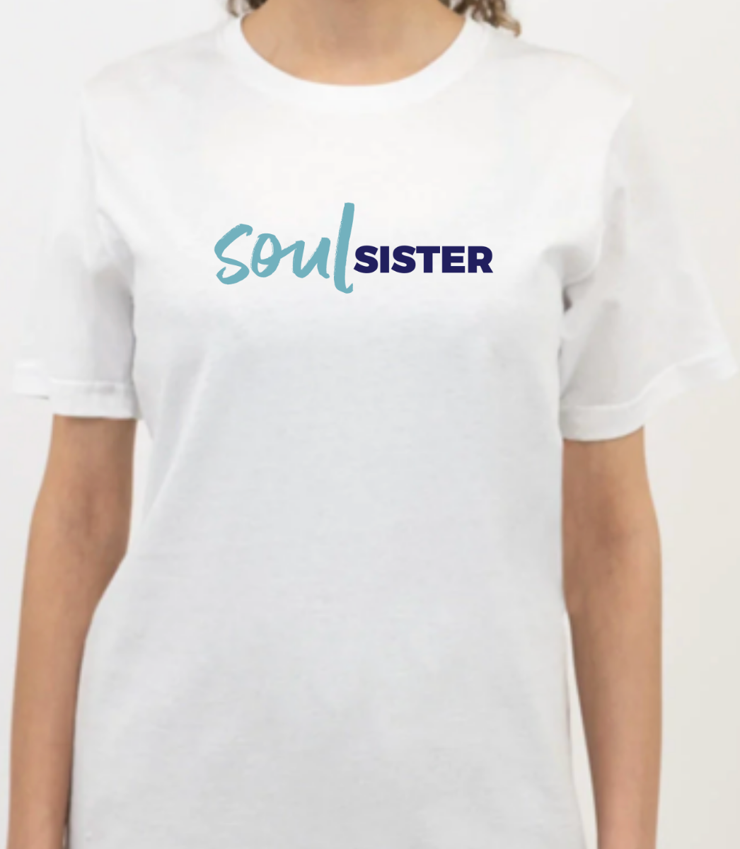 SOUL SISTER women's white t-shirt