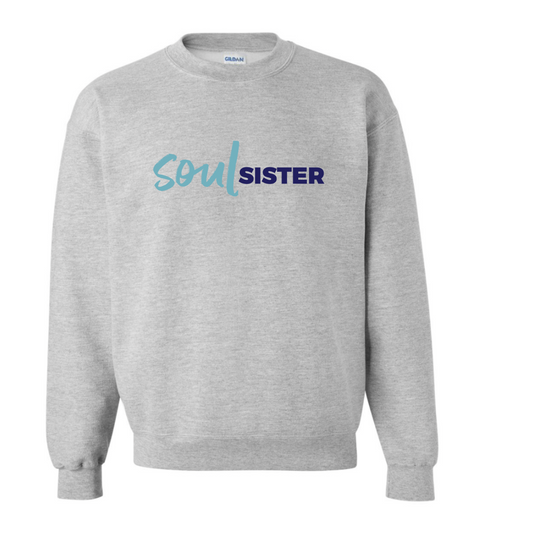 SOUL SISTER grey sweatshirt