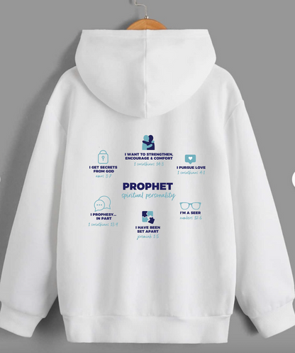PROPHET DEFINED white hoodie