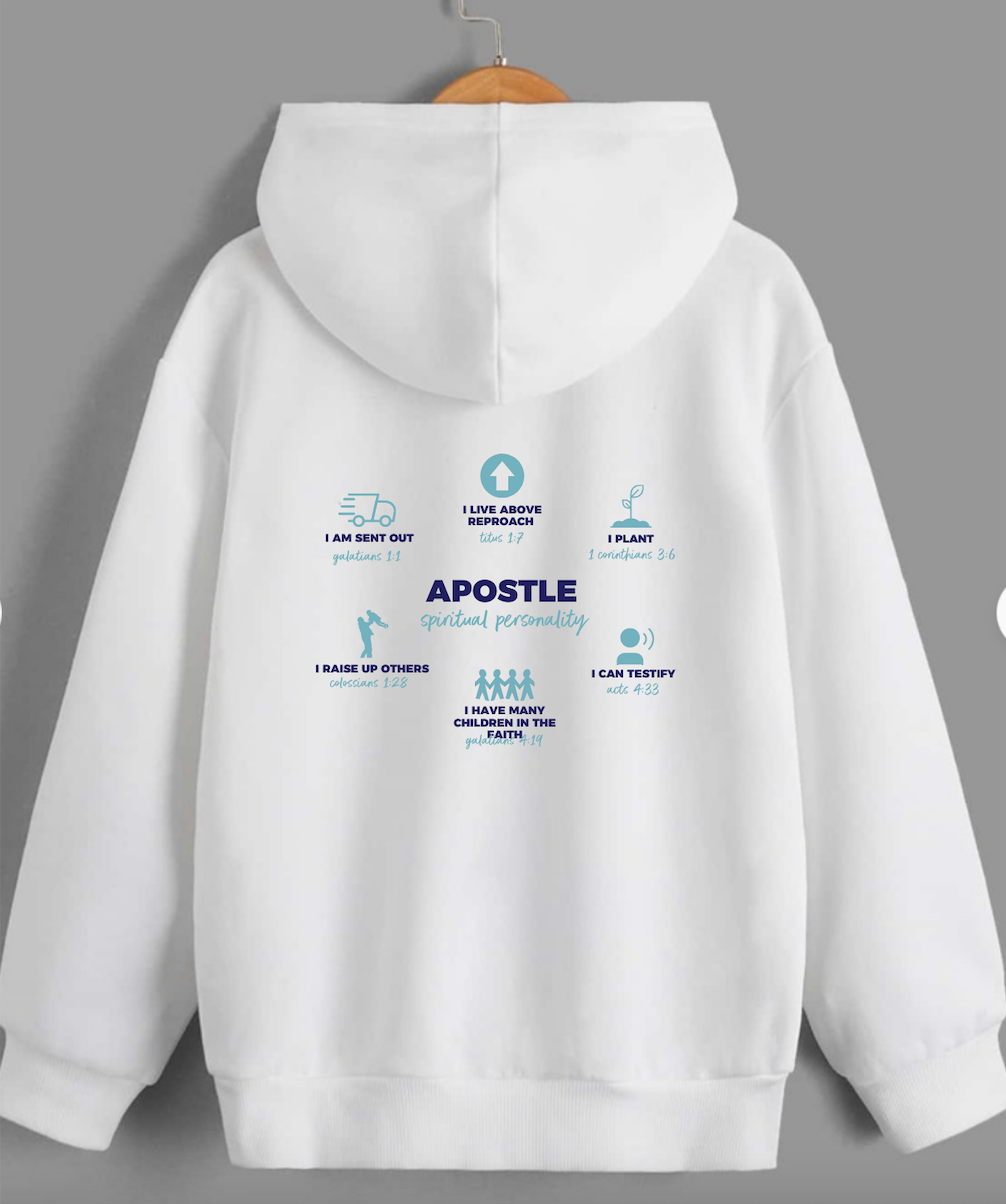 APOSTLE DEFINED white hoodie