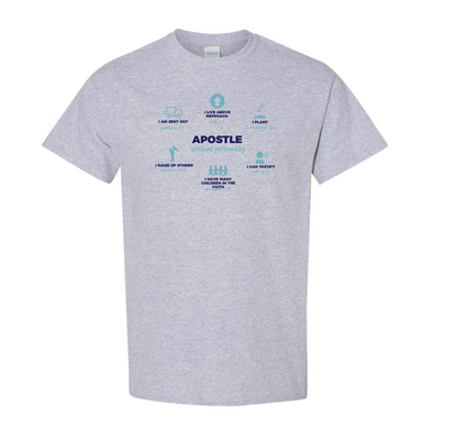 APOSTLE DEFINED grey t-shirt