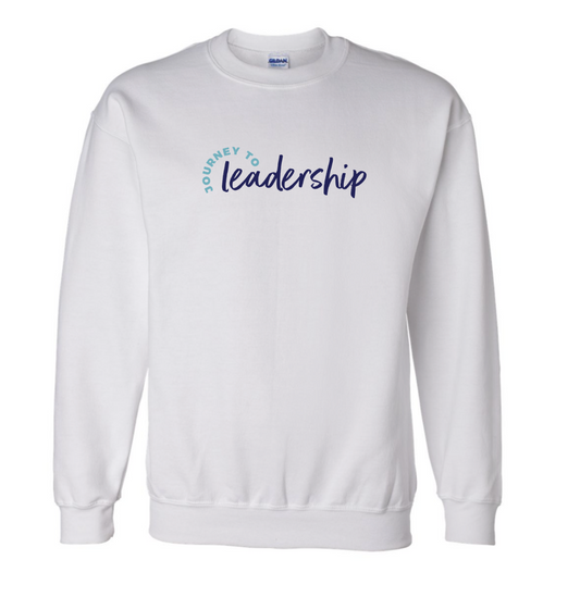 JOURNEY TO LEADERSHIP white sweatshirt