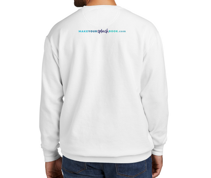 APOSTLE DEFINED luxury white sweatshirt